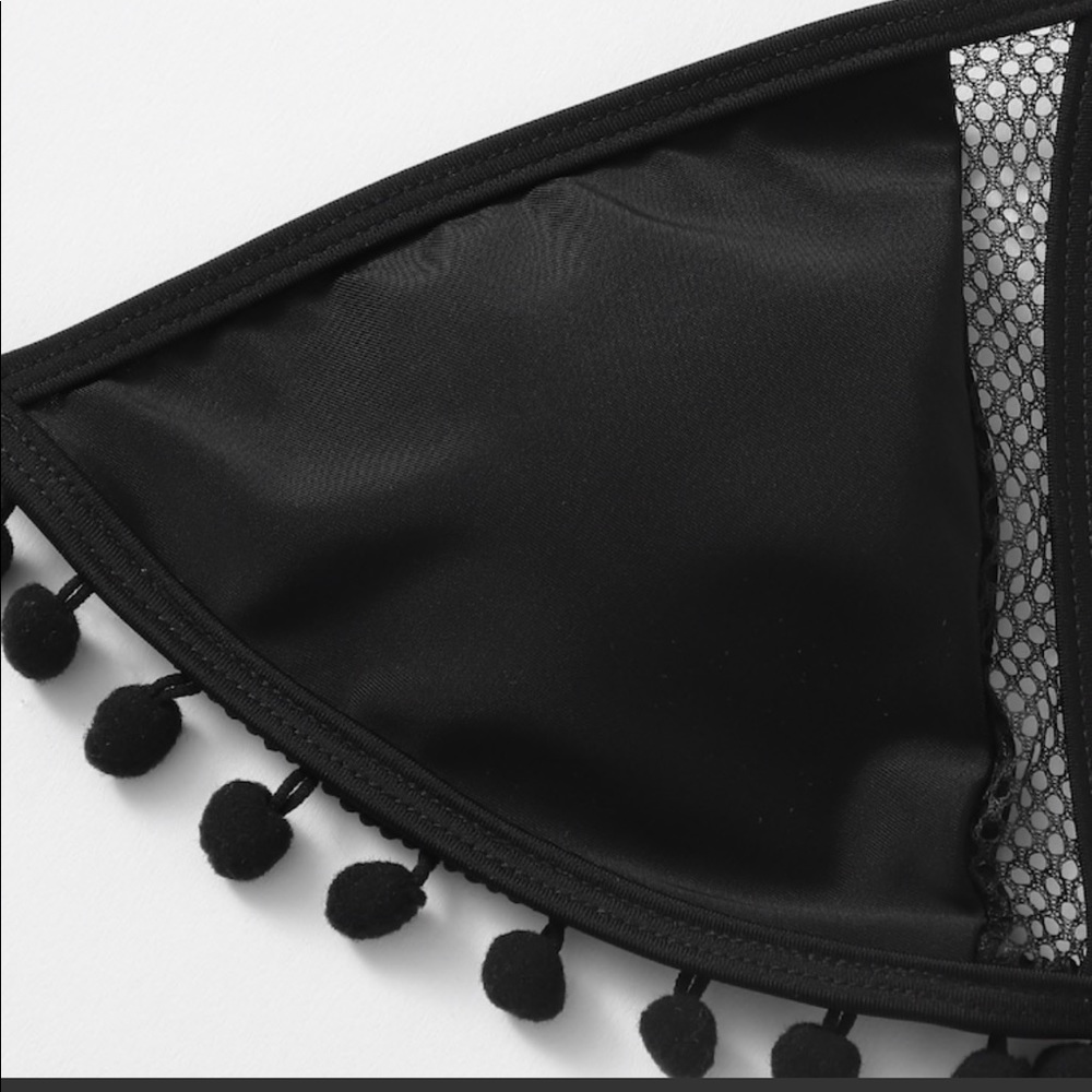 Pom-Pom Mesh High Waisted Bikini - Picture 5 of 8